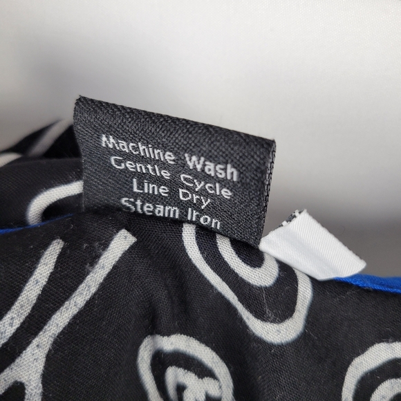 IguaNa Wearable Art Swirl Print Shark Bite Top | Lagenlook Whimsycore L - Picture 6 of 11